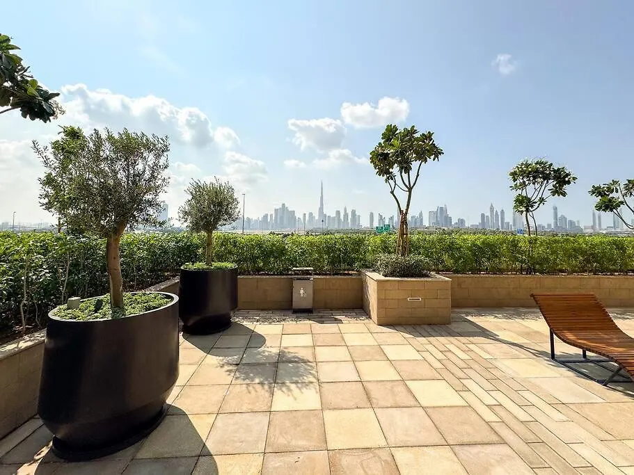 דירות דובאי Contemporary Bright Studio Near Downtown איחוד האמירויות הערביות